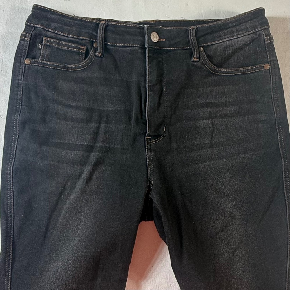 Judy Blue Skinny Fit Black‎ Jeans High Rise Stretch Denim JB88768 BK Size 15/32